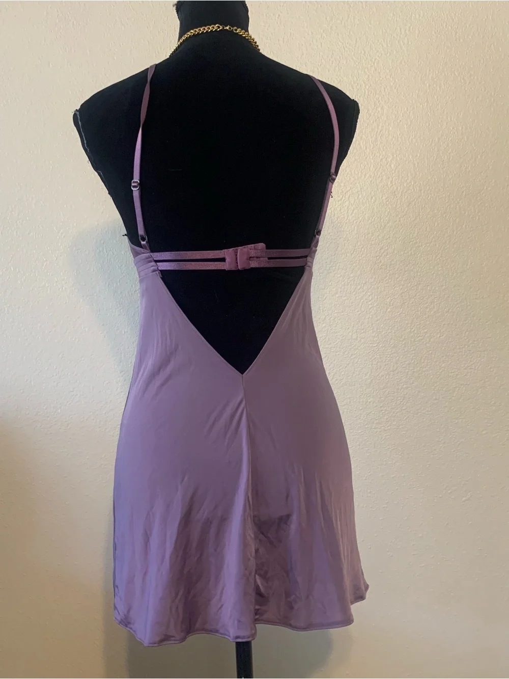 Victoria's Secret Lavender Slip Chemise with Adjustable Straps